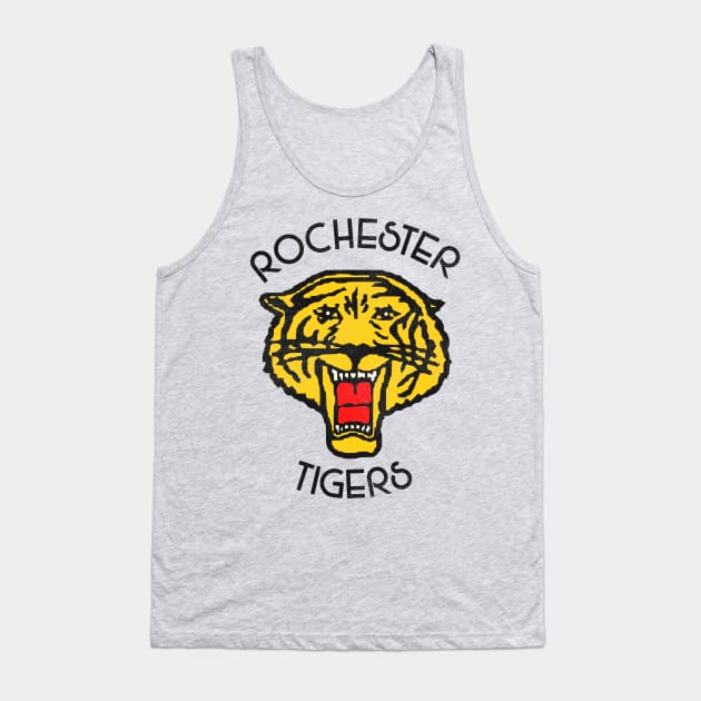 Defunct Rochester Tigers Football Team Tank Top by Defunctland